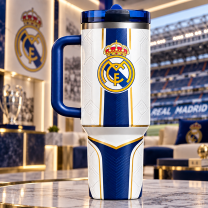 Real Madrid King Champion Insulated Tumbler 30oz 40oz