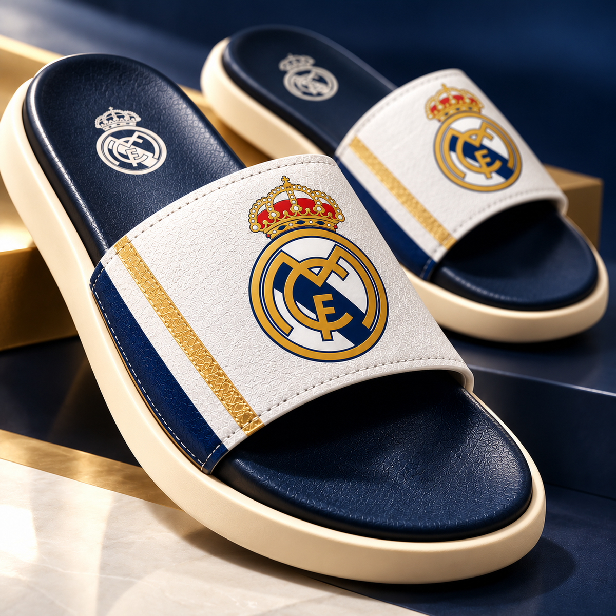 Real Madrid Sportline 2026 Custom Leather Sandals