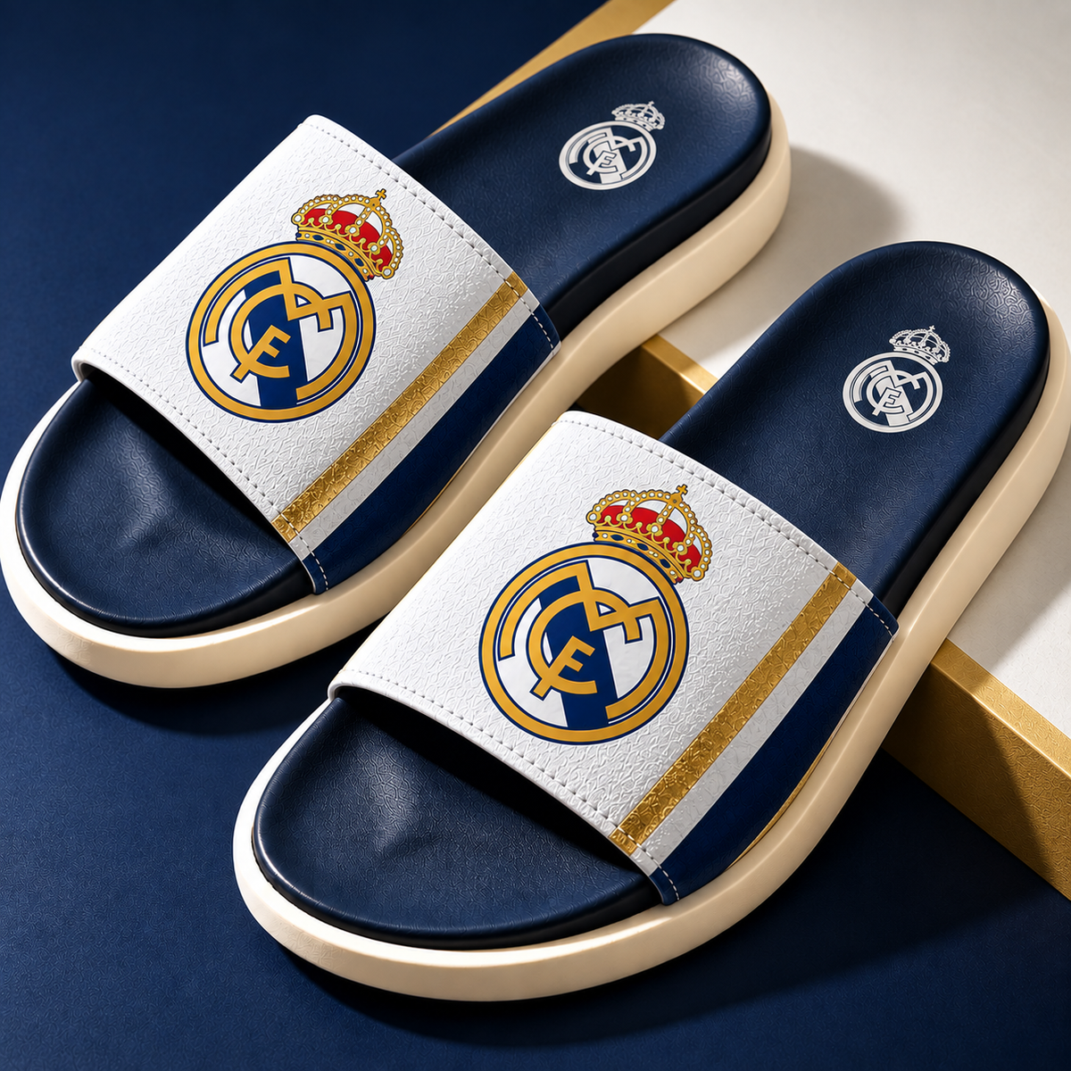 Real Madrid Sportline 2026 Custom Leather Sandals