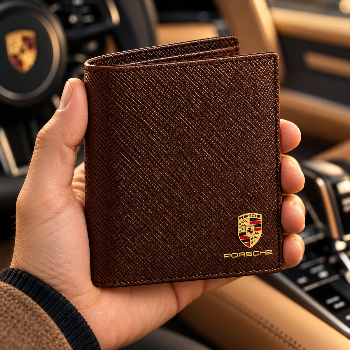 Pors Vertical Classic 2026 Leather Wallet