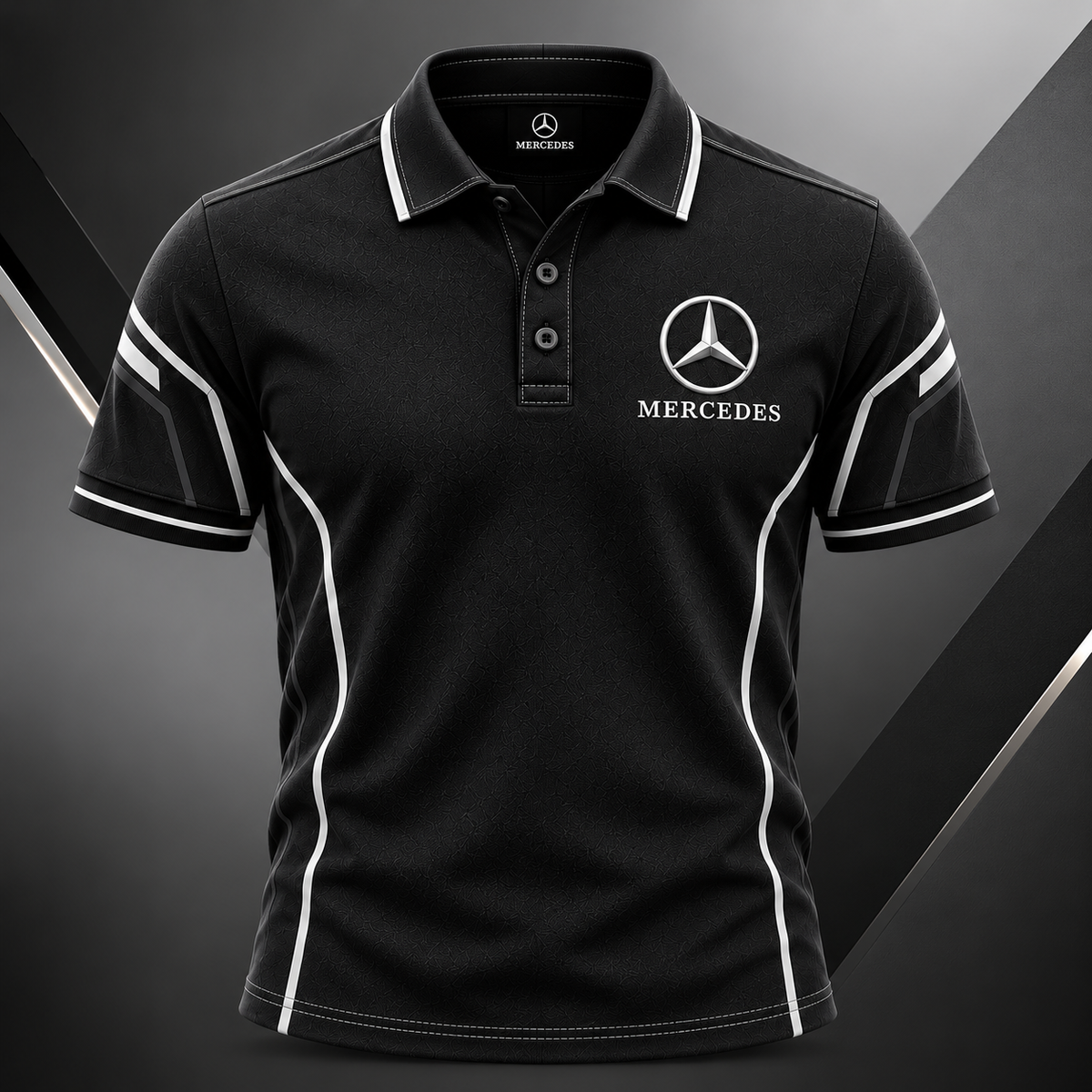 Merc The Herica Fashion All Over Printed Polo and Shorts