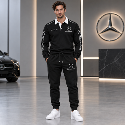 Merc Amg All Over Printed Sweater and Sweatpants Set