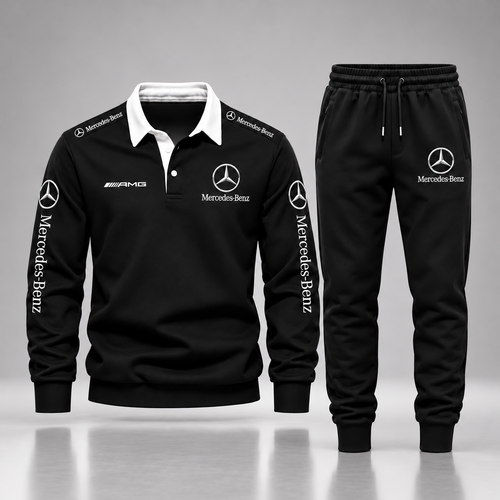 Merc Amg All Over Printed Sweater and Sweatpants Set