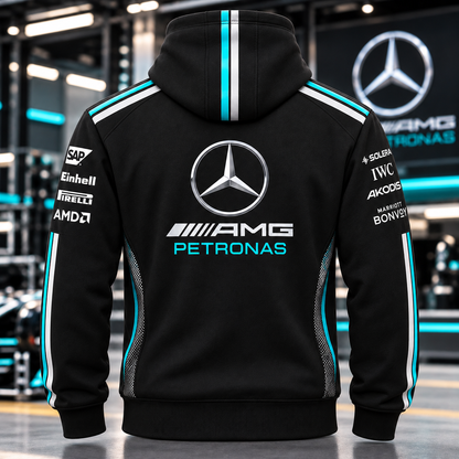 Personalized Merc AMG Petronas Masked Hoodie