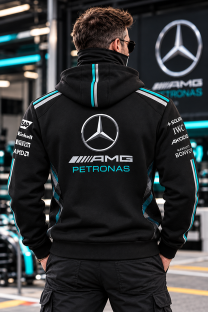 Personalized Merc AMG Petronas Masked Hoodie