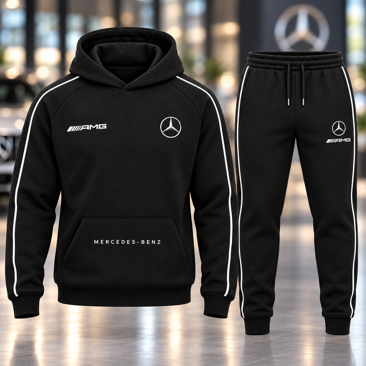 Merc AMG Herigate Hoodie and Sweatpants set