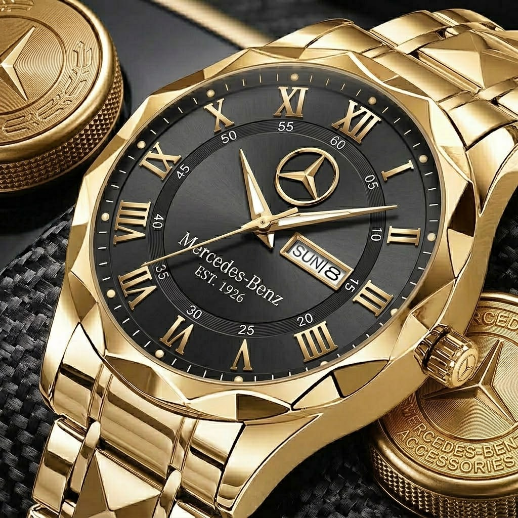Personalized Mercedes Blackpearl Charley Watch