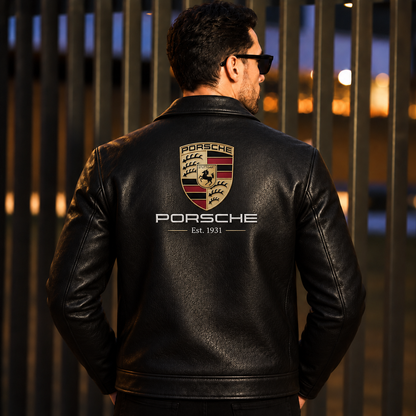 Pors Heritage 2026 Leather Collar Jacket