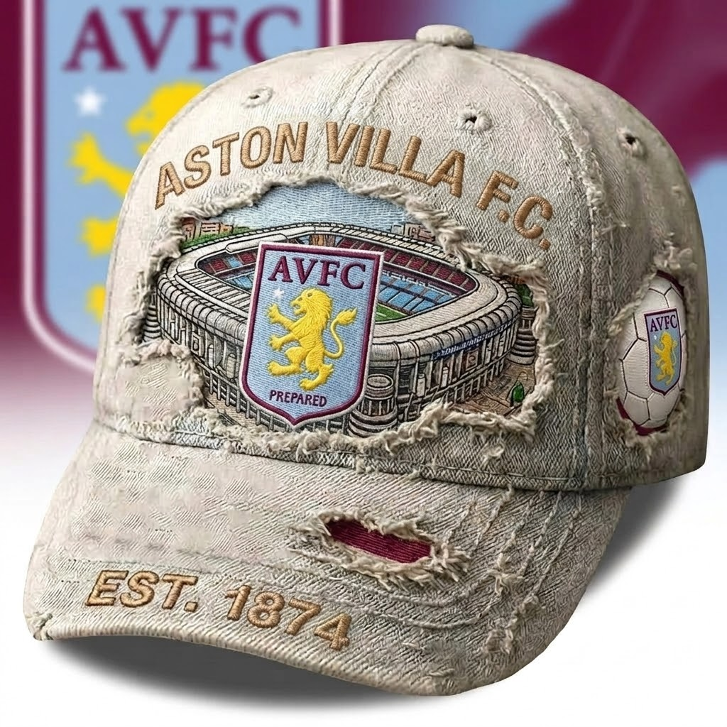 Aston Villa Stadium Denim Classic Cap