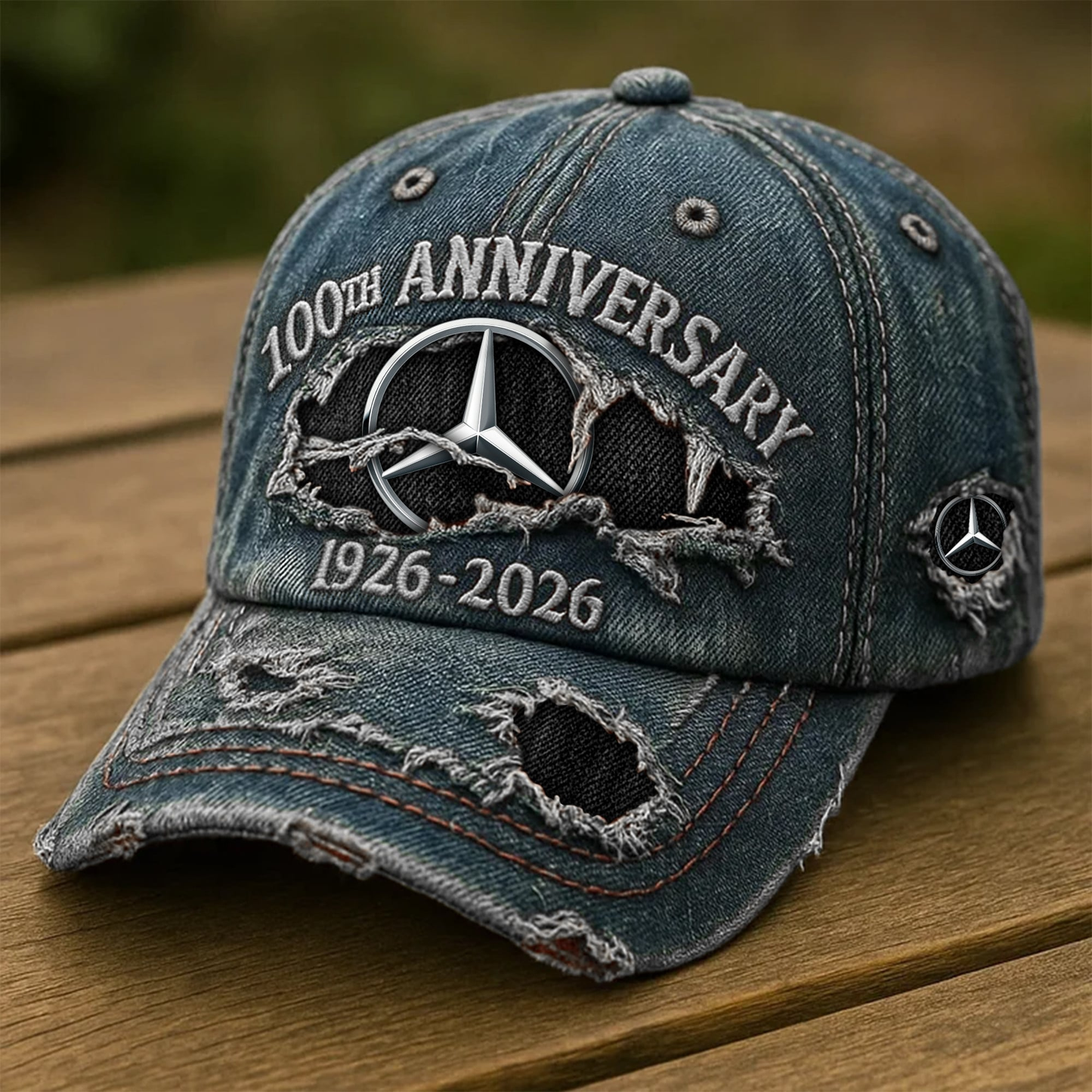 Merc 100th Anniversary Multicolor Denim Cap