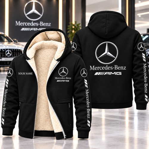 Personalized Merc Amg 2026 Fleece 3D Unisex Hooded Jacket