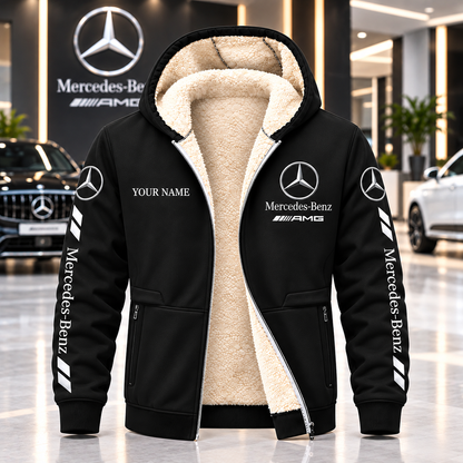 Personalized Merc Amg 2026 Fleece 3D Unisex Hooded Jacket
