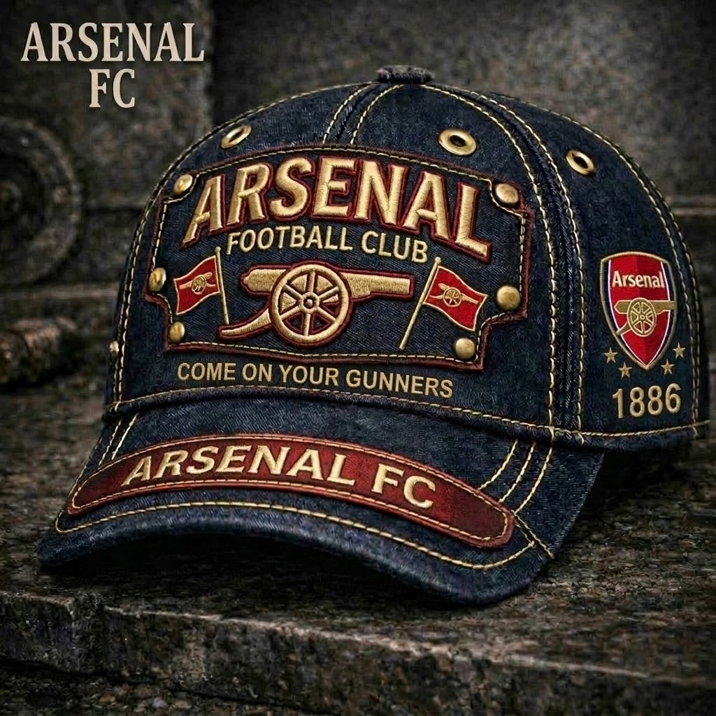 Arsenal The Gunners Vintage 1886 Classic Cap (1886-2026)