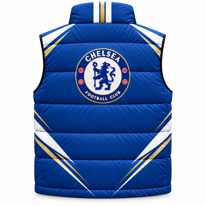 Chelsea FC 2026 Sleeveless Puffer Vest Jacket