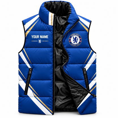 Chelsea FC 2026 Sleeveless Puffer Vest Jacket