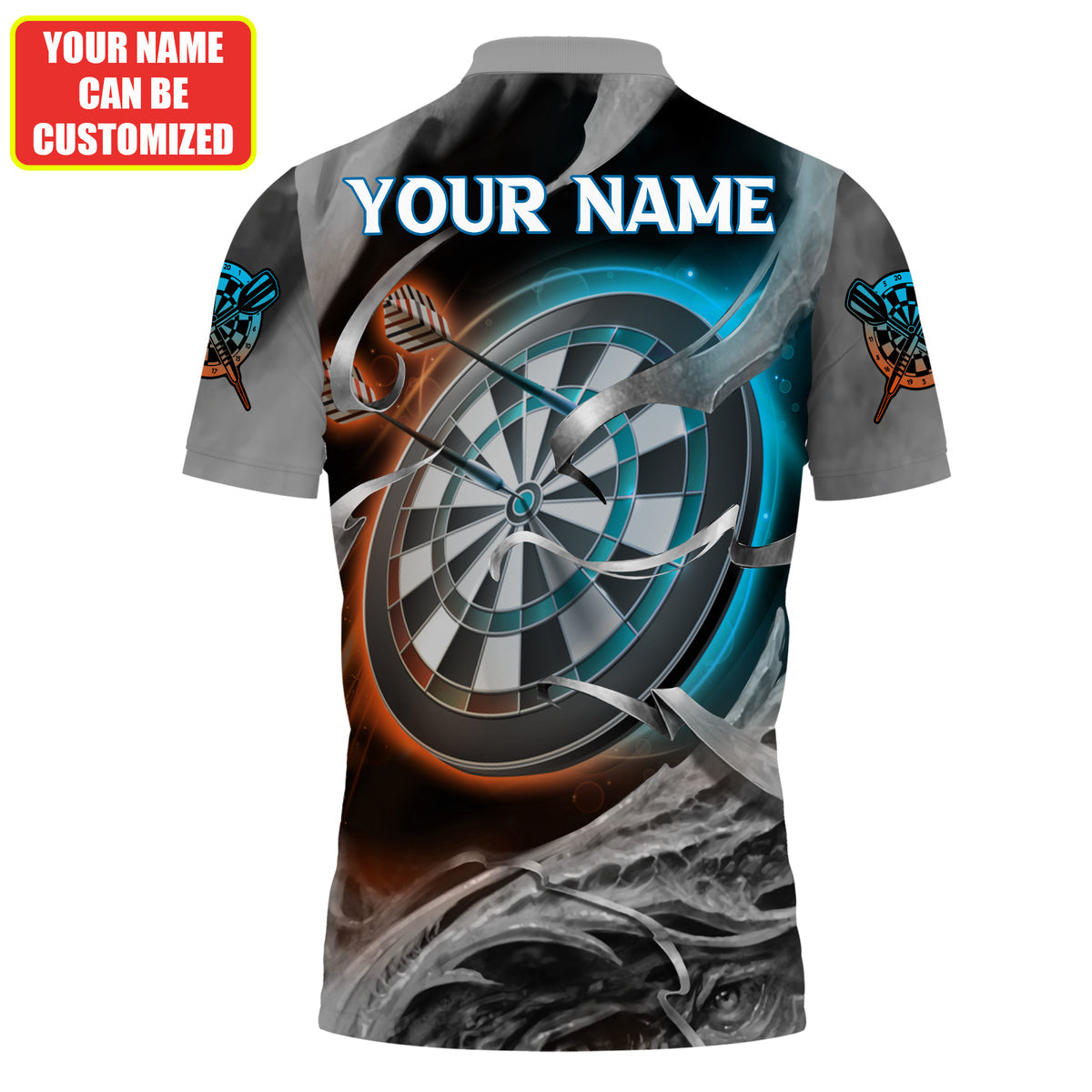 Dartboard Night Owl Personalized Name 3D Shirt For Darts Player S130701