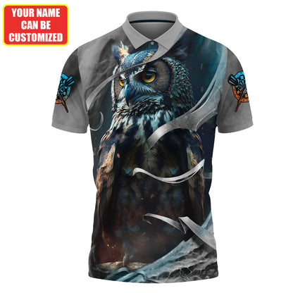 Dartboard Night Owl Personalized Name 3D Shirt For Darts Player S130701