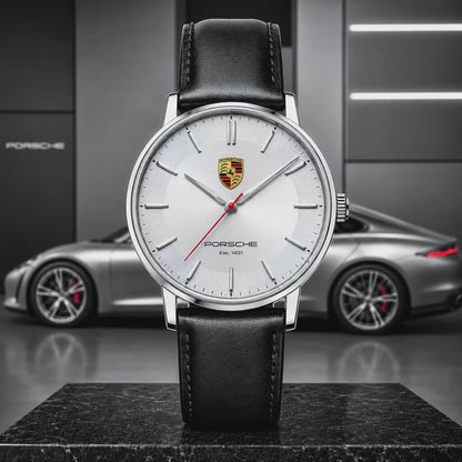 Personalized Pors Monaco 2026 Leather Watch