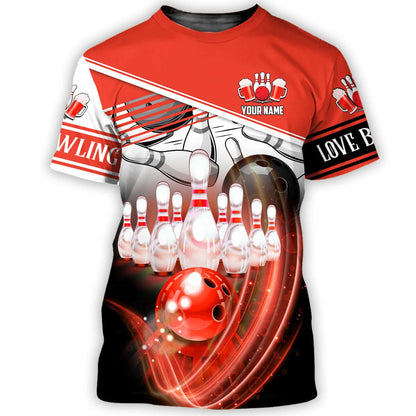 Personalized Name Bowling Player All Over Printed Unisex Shirt - LP01