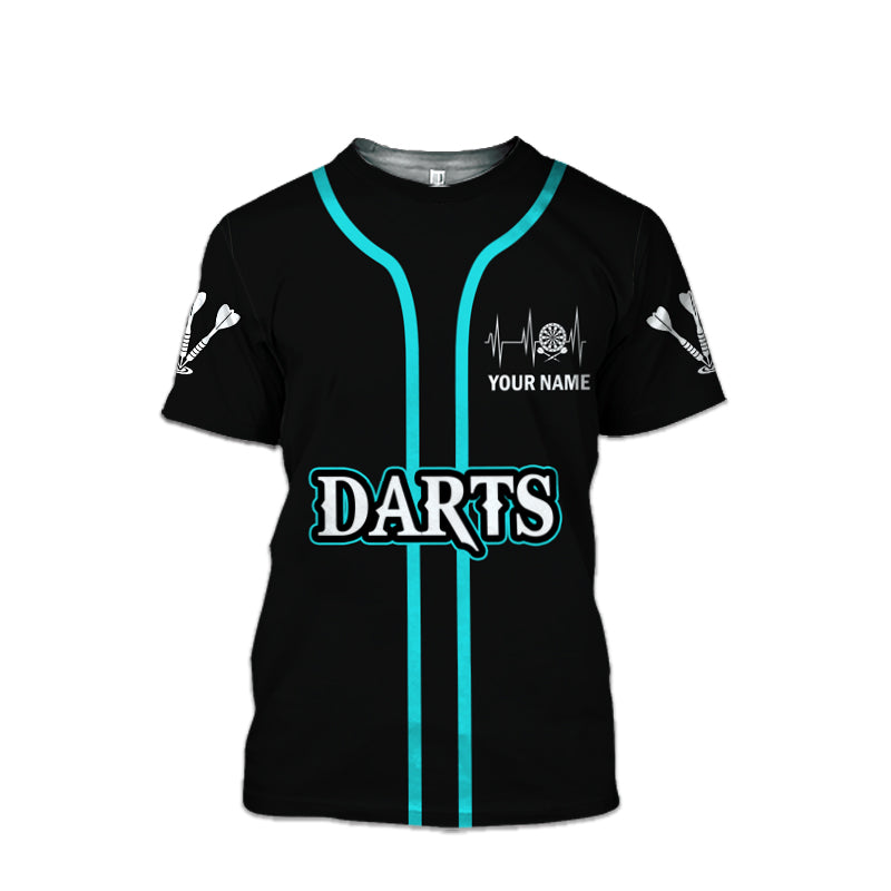 Born To Play Darts Personalized Name 3D Polo Shirt For Darts Player Q030511