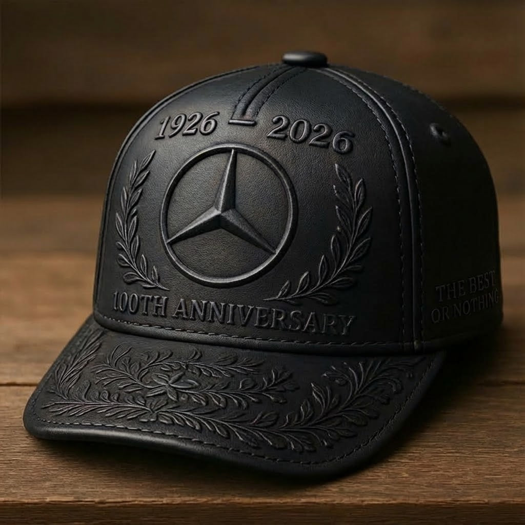 Merc 100th Anniversary Leather Vintage Classic Cap