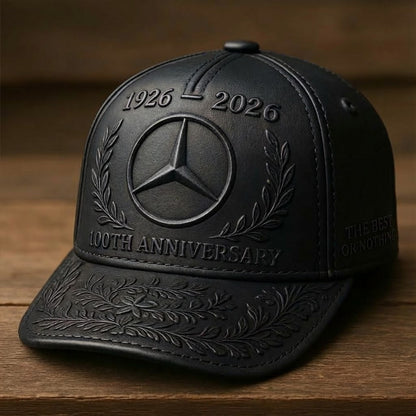 Merc 100th Anniversary Leather Vintage Classic Cap