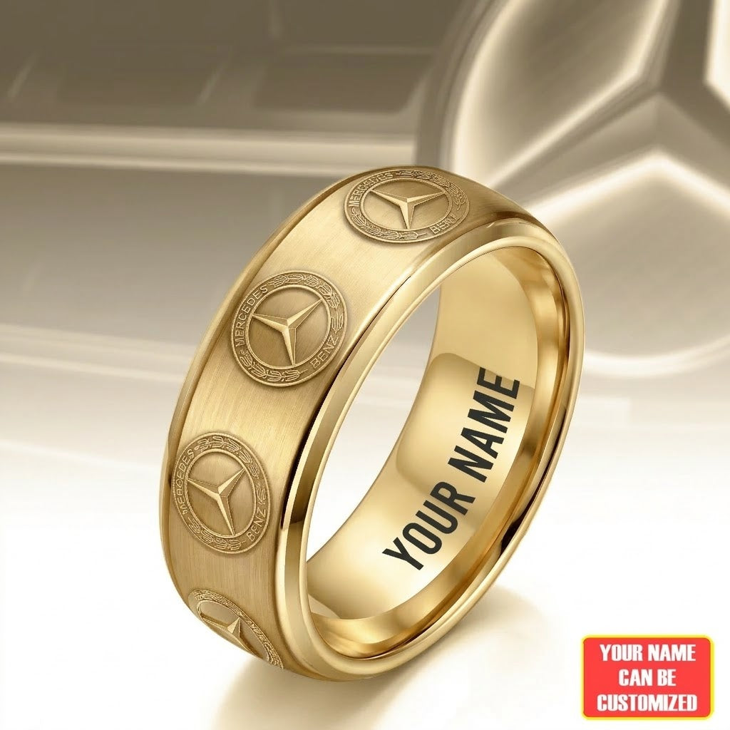 Personalized Merc Elegant Custom Alloy Ring