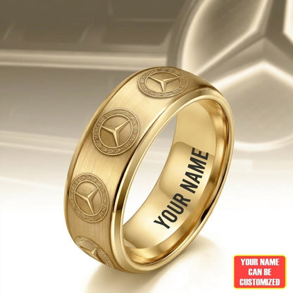 Personalized Merc Elegant Custom Alloy Ring