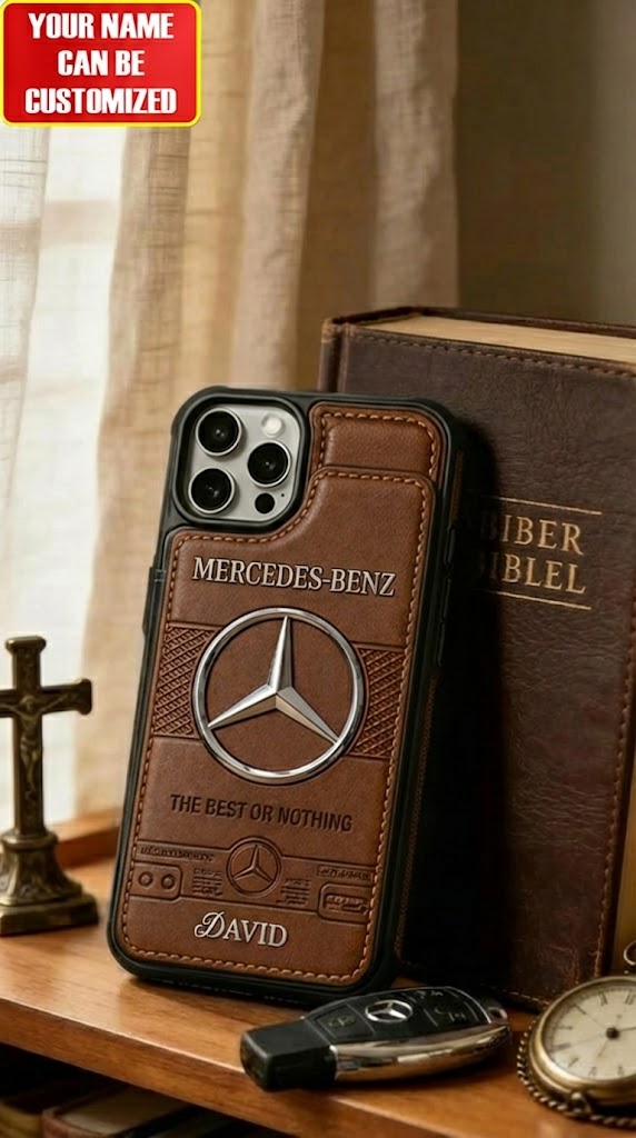 Mercedes Edition - Personalized Merc Leather Phone Case