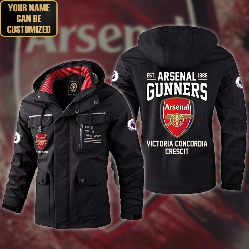 Arsenal Est.1886 Windbreaker Hooded Jacket