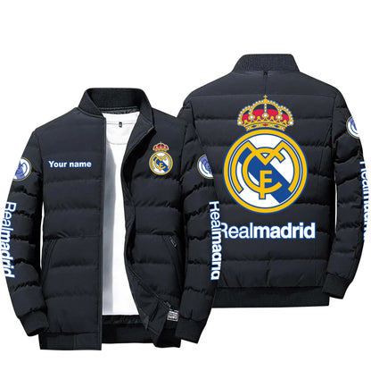 Personalized Real Madrid Puffer Jacket Q190803