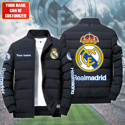 Personalized Real Madrid Puffer Jacket Q190803