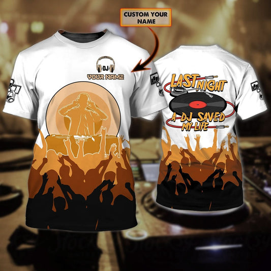 Personalized Name DJ6 All Over Printed Unisex TShirt - YL97