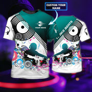 Personalized Name DJ Disc Jockey 17 All Over Printed Unisex TShirt