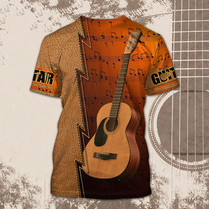 Personalized Name Guitar , Acoustic guitar 10 All Over Printed Unisex Shirt - YL97