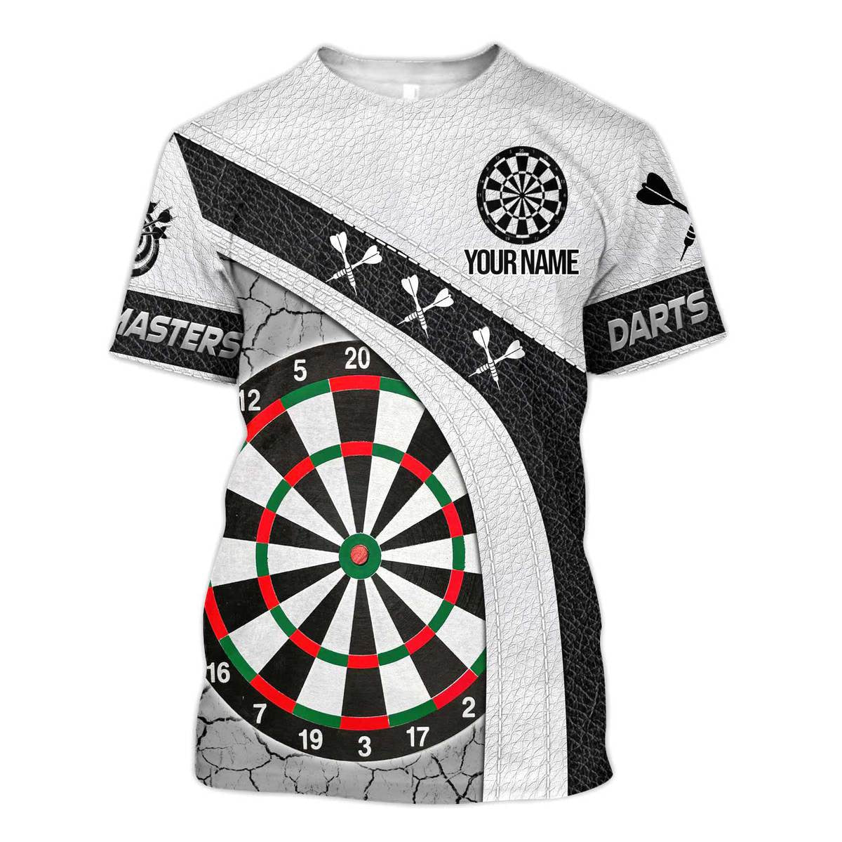 Personalized Name Darts Player All Over Printed Unisex Shirt