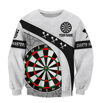 Personalized Name Darts Player All Over Printed Unisex Shirt