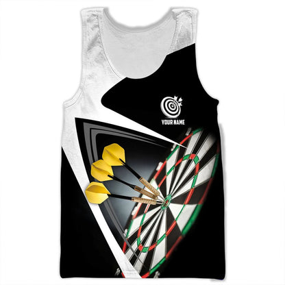 Personalized Name Darts Player All Over Printed Unisex Shirt