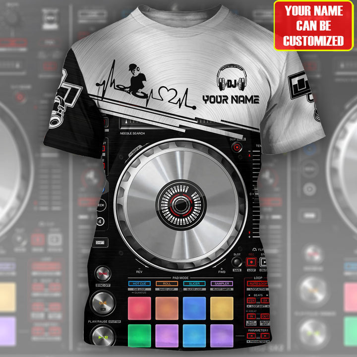 Personalized Name DJ Disc Jockey NP4 All Over Printed Unisex Shirt