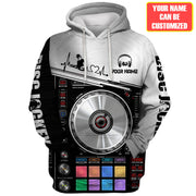 Personalized Name DJ Disc Jockey NP4 All Over Printed Unisex Shirt