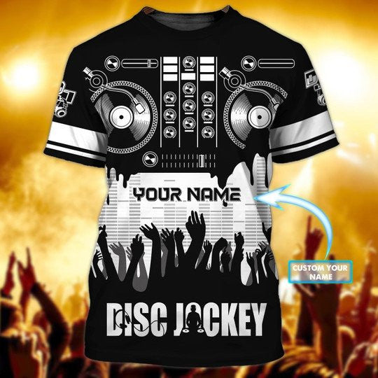 Personalized Name DJ NP02 All Over Printed Unisex Shirt