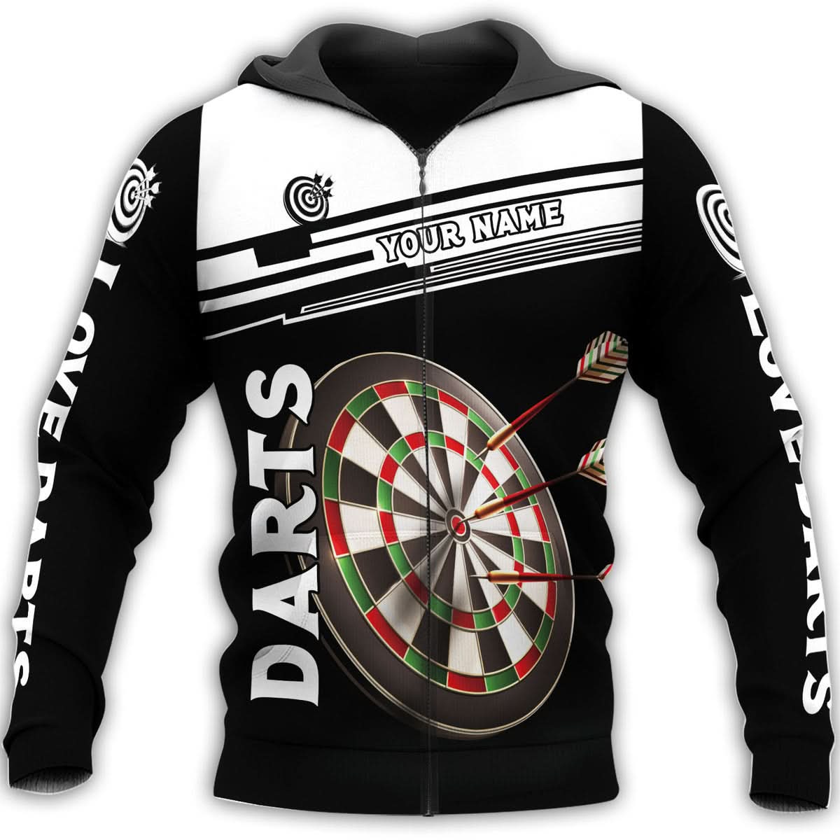 Personalized Name Darts Player NP7 All Over Printed Unisex Shirt