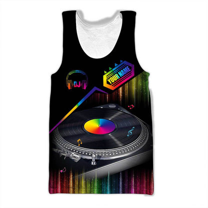 Personalized Name DJ Disc jockey NP3 All Over Printed Unisex Shirt