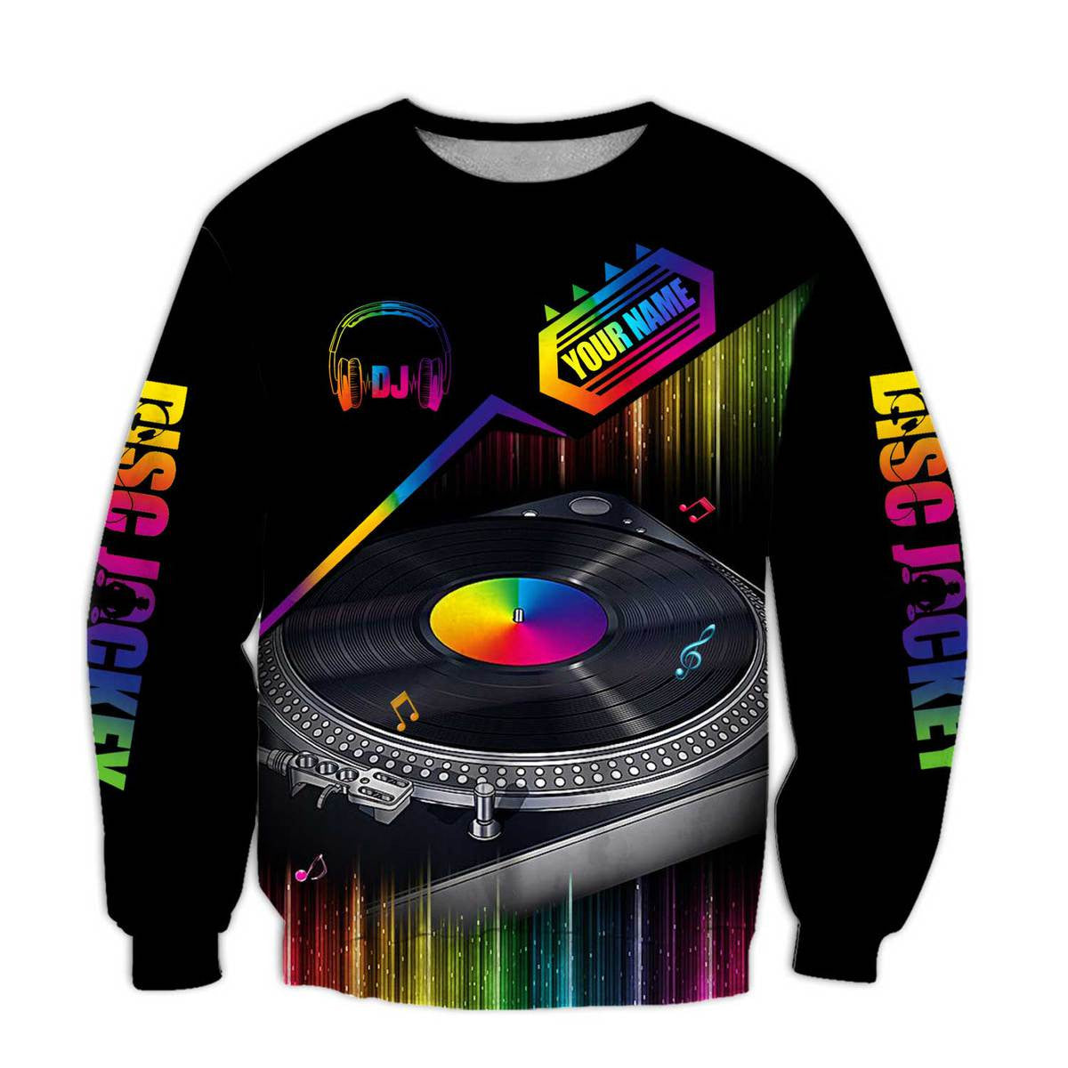 Personalized Name DJ Disc jockey NP3 All Over Printed Unisex Shirt
