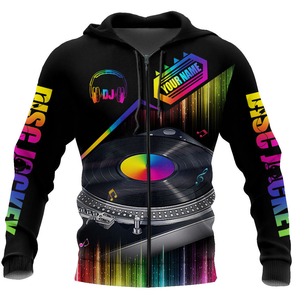 Personalized Name DJ Disc jockey NP3 All Over Printed Unisex Shirt
