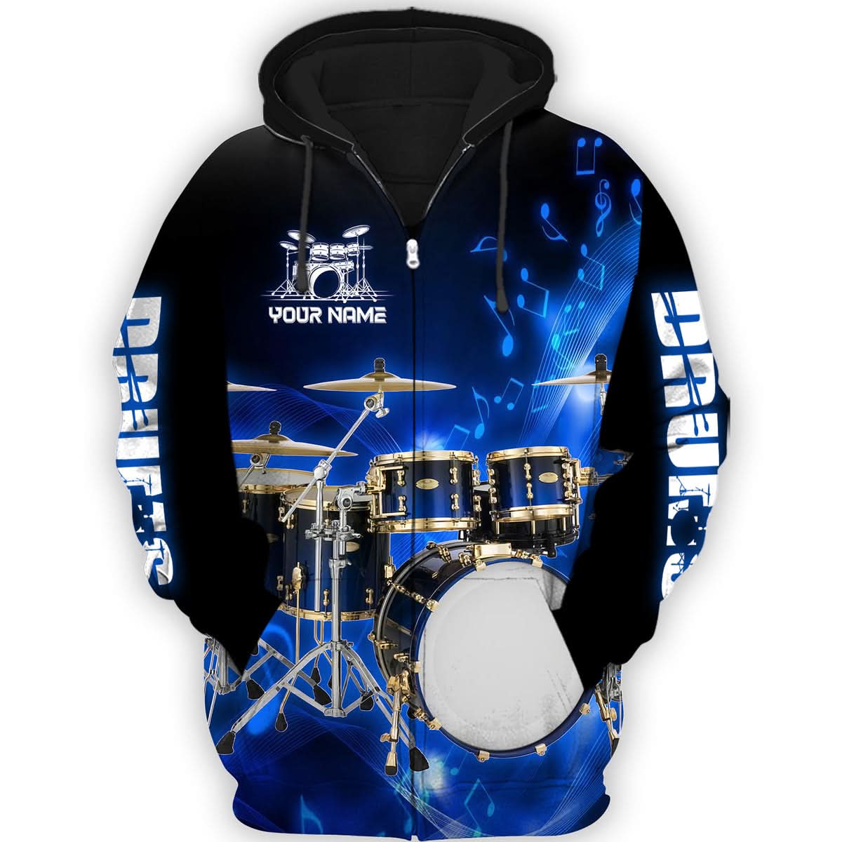 Personalized Name Drum15 All Over Printed Unisex TShirt