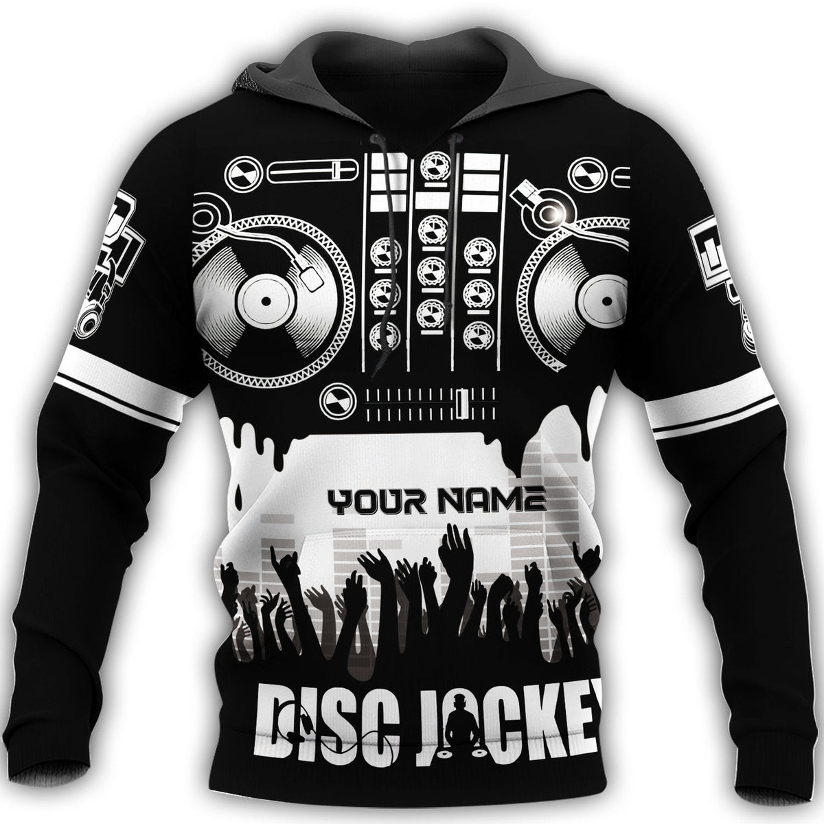 Personalized Name DJ NP02 All Over Printed Unisex Shirt