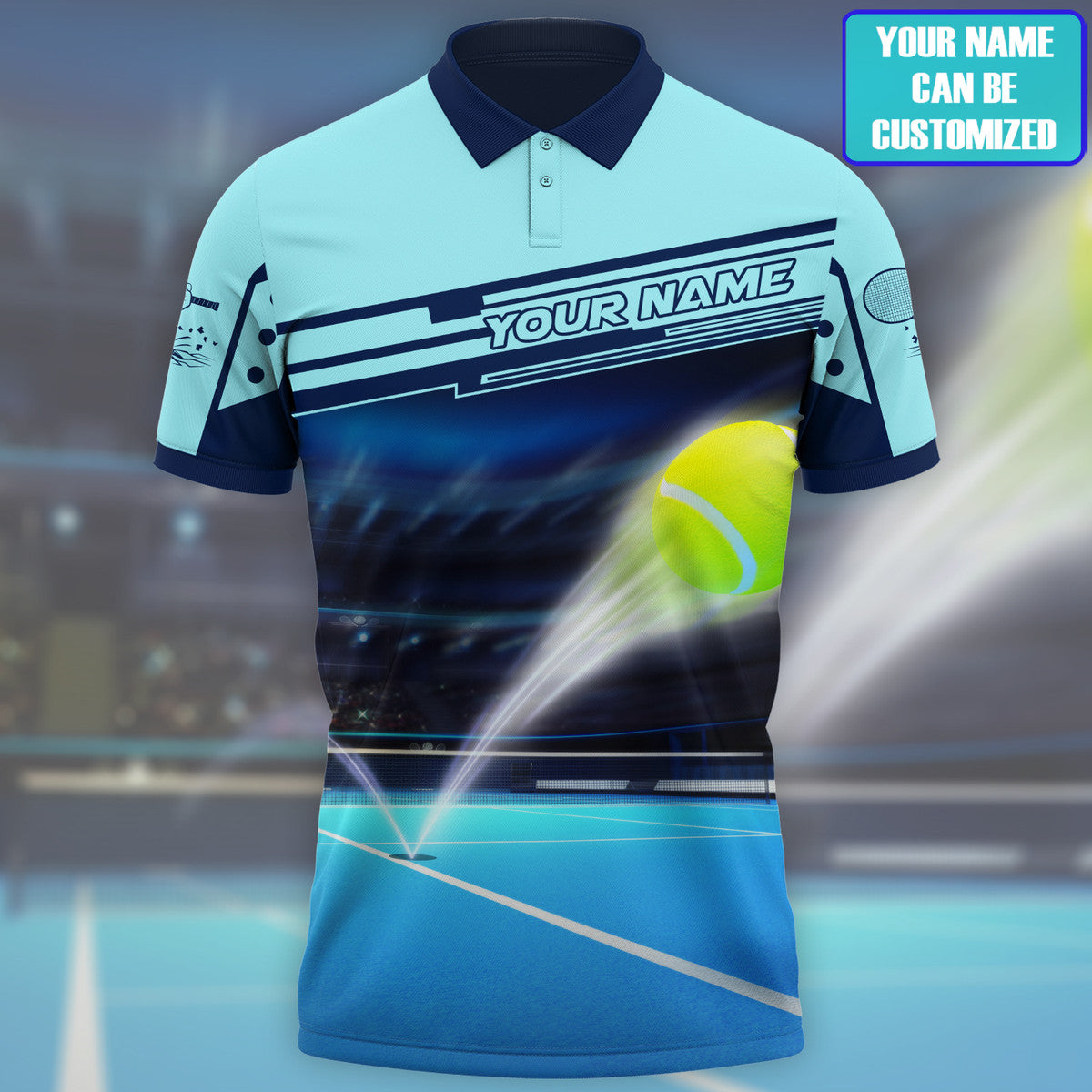 Personalized Name Tennis Q1 All Over Printed Unisex Shirt