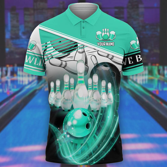 Personalized Name Bowling Player All Over Printed Unisex Shirt - LP03
