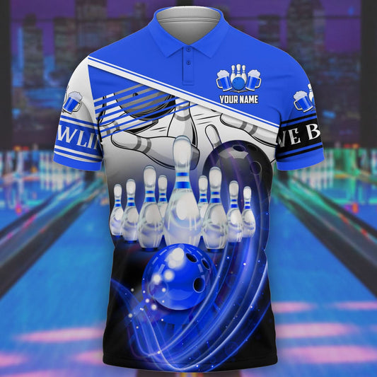 Personalized Name Bowling Player All Over Printed Unisex Shirt - LP06